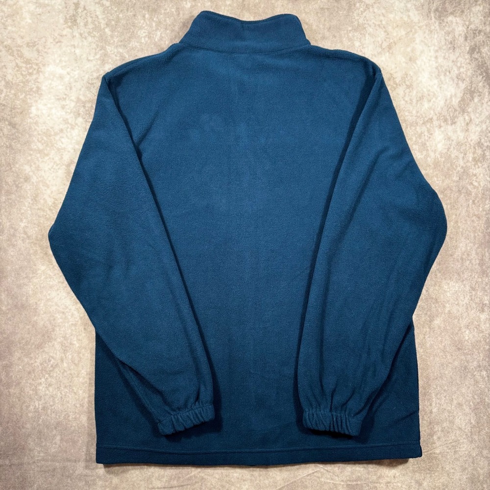Team USA Olympic Fleece Jacket Mens XL Blue Full Zip Mock Neck Logo 587 - Picture 3 of 8